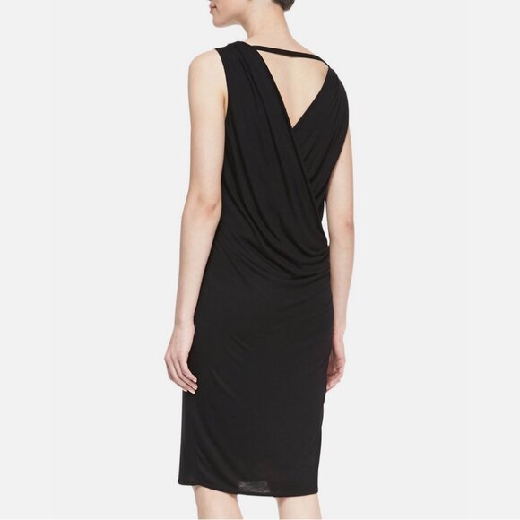 Helmut Lang Scala Gathered Jersey Dress - Picture 3 of 4